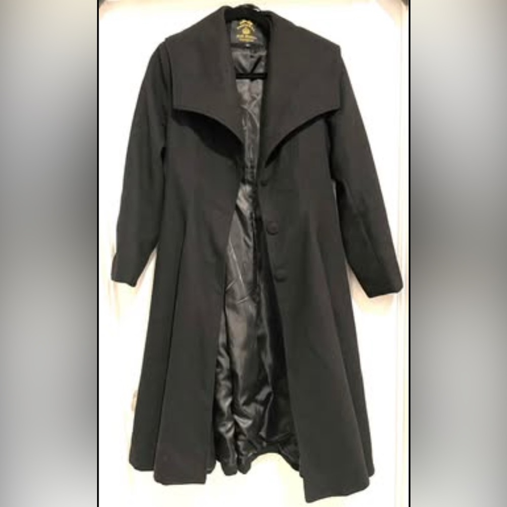 Black Hell Bunny Peacoat